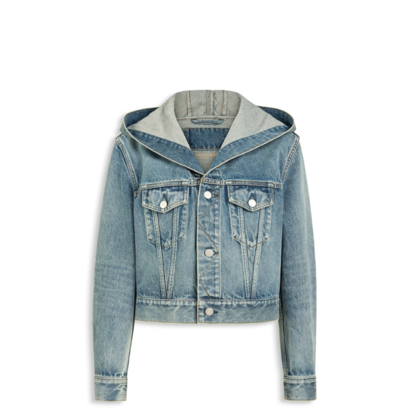 Alaia Hooded Denim Jacket
