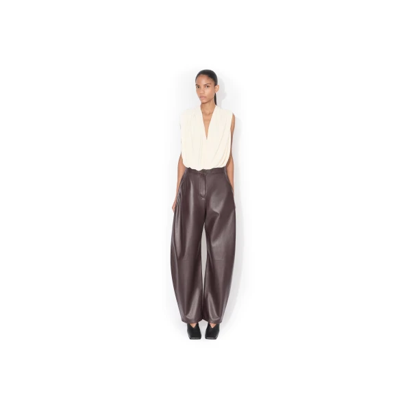 Alaia Hooded Viscose Bodysuit, view 2