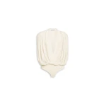 Alaïa Hooded Viscose Bodysuit - ALAÏA Hoodies - Laser Cut Luxury - Shop at Luxury Shoes Alaia Hooded Viscose Bodysuit