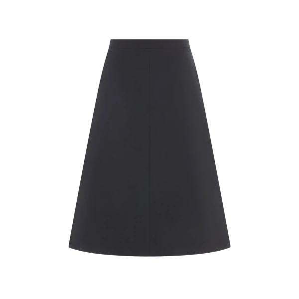 Huishan Zhang Aubrette Skirt in Navy Tailoring