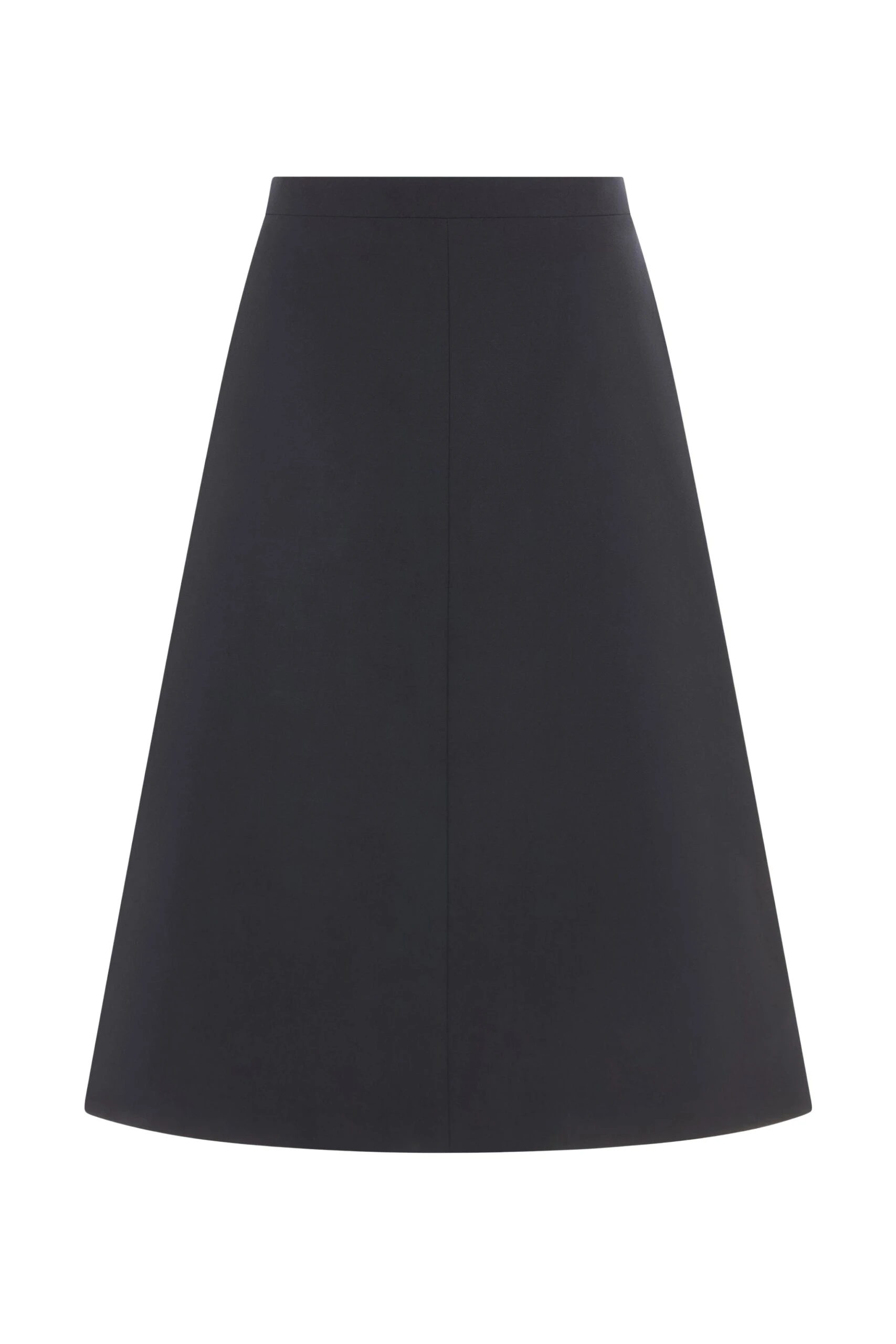 Huishan Zhang Aubrette Skirt in Navy Tailoring