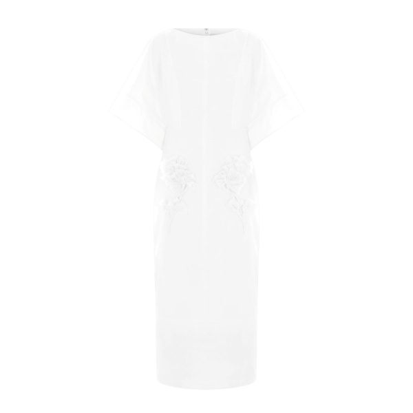 Huishan Zhang Isotta Dress in White Cotton