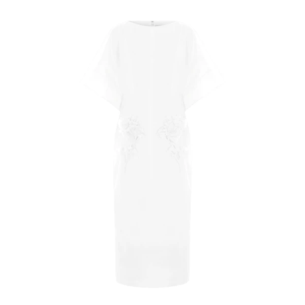 Huishan Zhang Isotta Dress in White Cotton