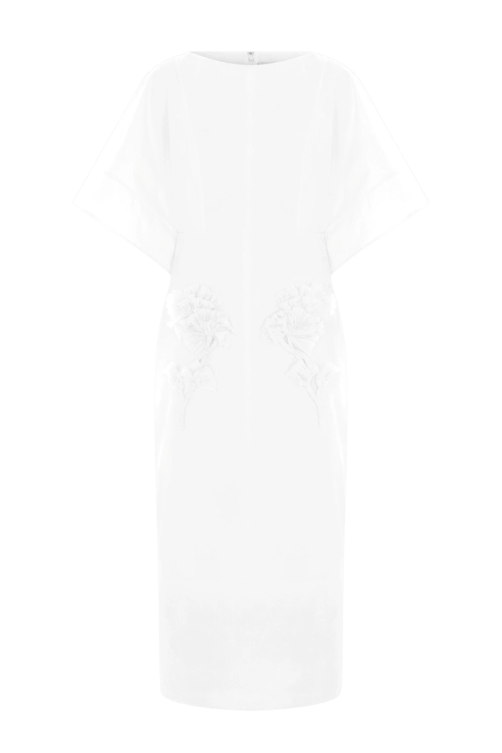 Huishan Zhang Isotta Dress in White Cotton