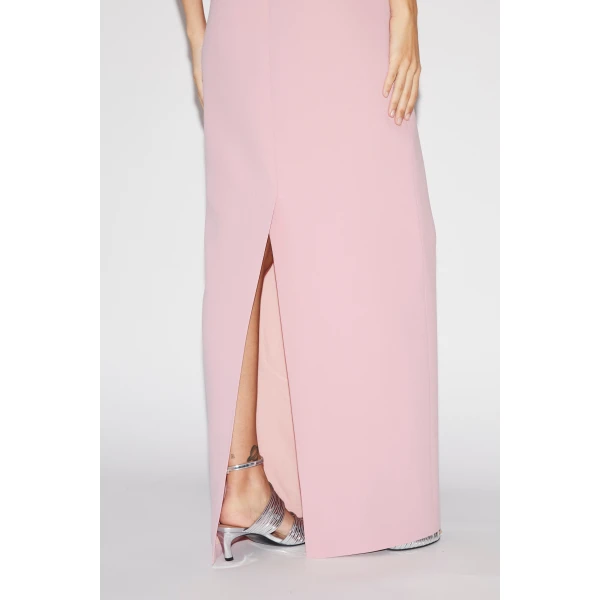 Huishan Zhang Wysteria Dress in Pink Crepe, view 6
