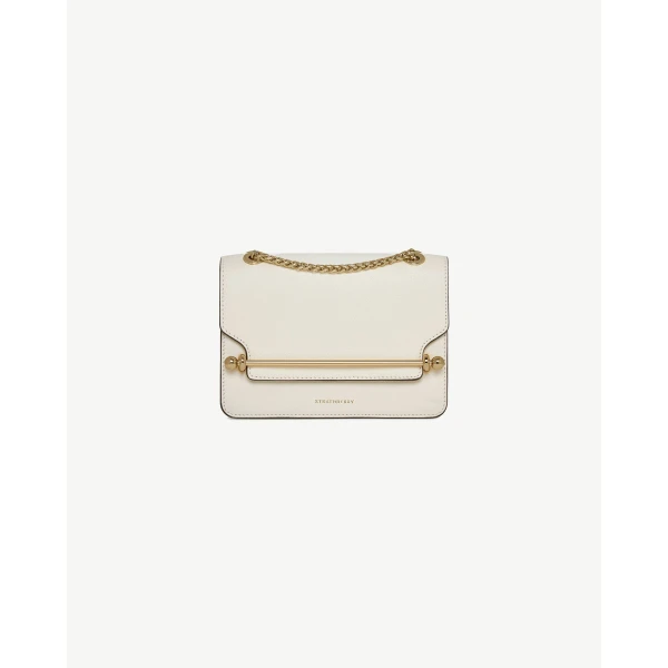 Strathberry East/West Mini in Vanilla, view 2