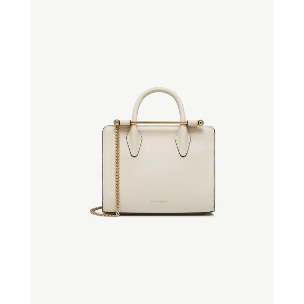 Strathberry Mini Tote in Vanilla, view 2