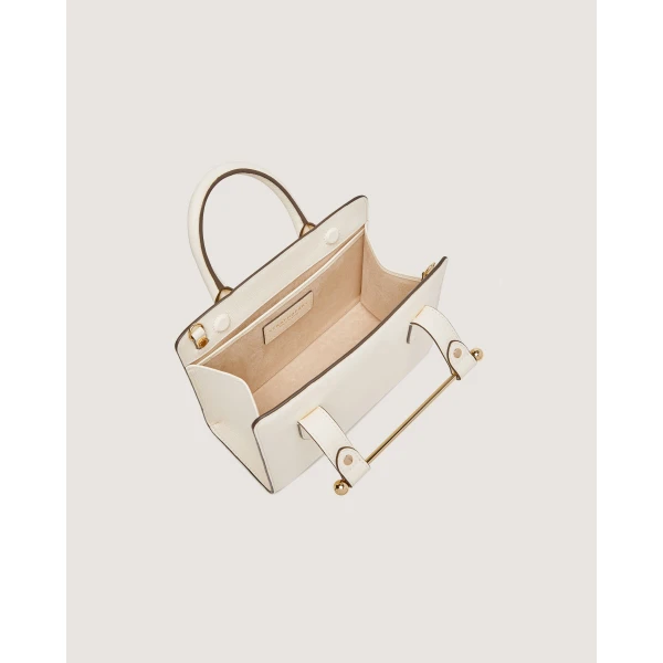 Strathberry Mini Tote in Vanilla, view 5