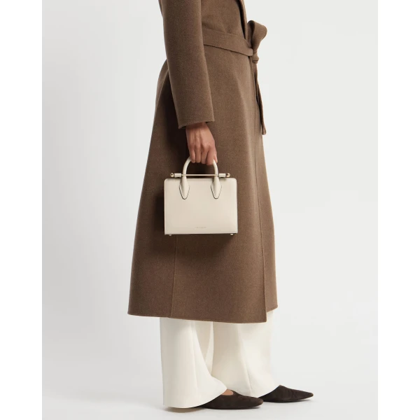 Strathberry Mini Tote in Vanilla, view 9