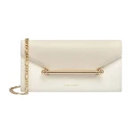 Strathberry Multrees Chain Wallet in Vanilla