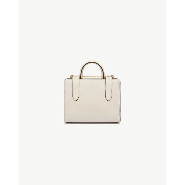 Strathberry Nano Tote in Vanilla, view 4