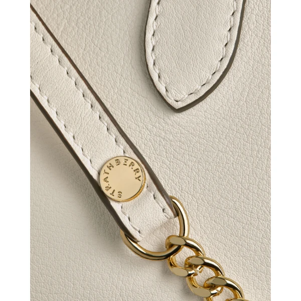 Strathberry Nano Tote in Vanilla, view 6