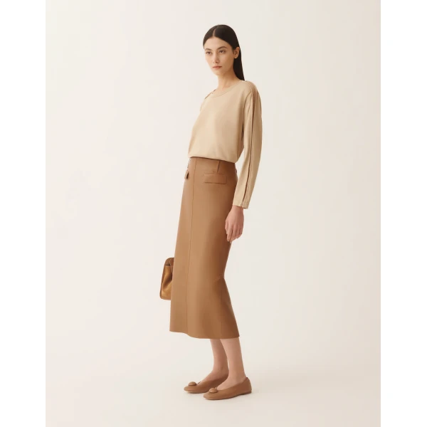 Fabiana Filippi Jersey T-shirt in Maple Top, view 2