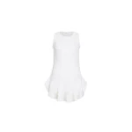 Alaïa Knitted Mini Pleated Dress - ALAÏA Dresses - Laser Cut Luxury - Shop at Luxury Shoes 