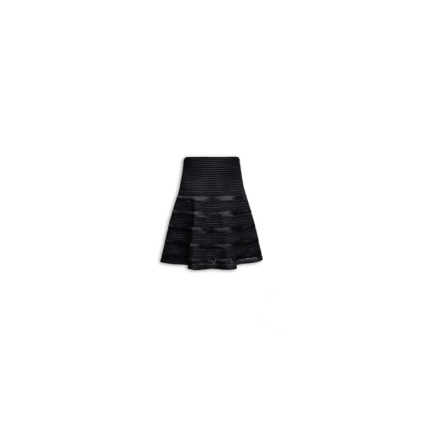 Alaïa Knitted Skirt - ALAÏA Skirts - Laser Cut Luxury - Shop at Luxury Shoes 