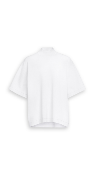 Alaïa Knitted T Shirt - ALAÏA Tops - Laser Cut Luxury - Shop at Luxury Shoes 