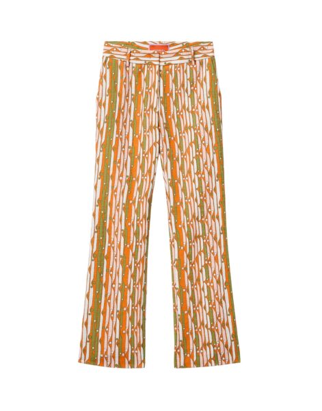 La DoubleJ 24/7 Pants in Smarties Orange - Pants - Milanese Maximalist Fashion at Luxury Shoes 