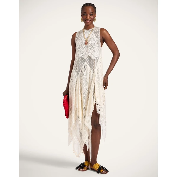La DoubleJ Aura Dress in Solid Ecru, view 2