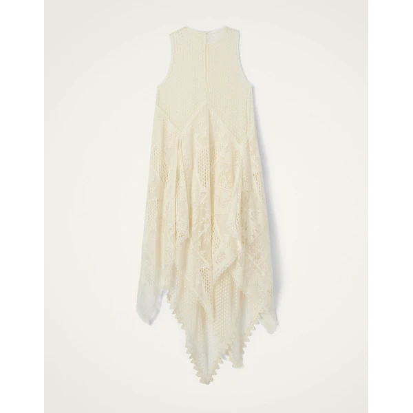 La DoubleJ Aura Dress in Solid Ecru, view 6