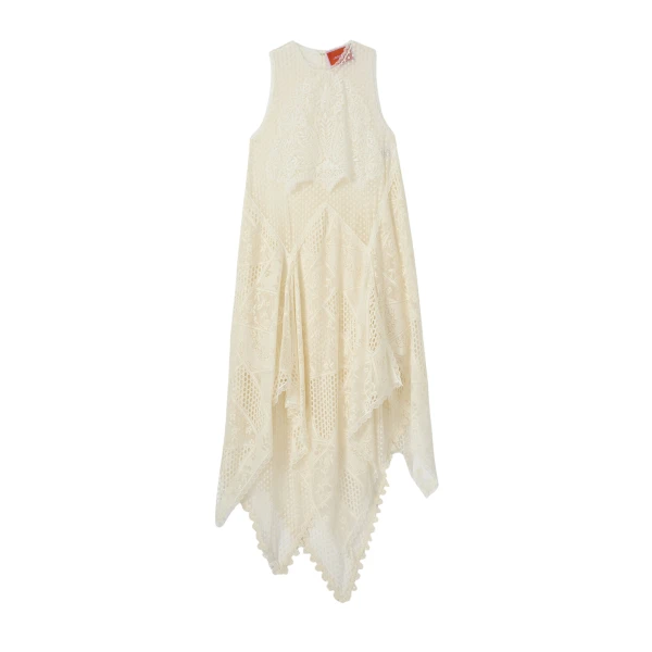 La DoubleJ Aura Dress in Solid Ecru