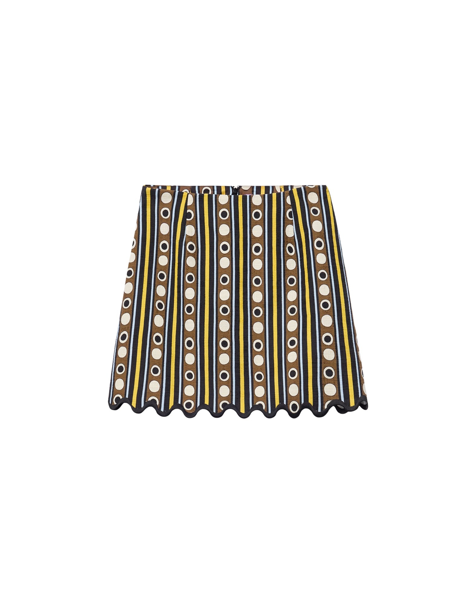 La DoubleJ Baia Mini Skirt in Sanctuary Brown - Skirts - Milanese Maximalist Fashion at Luxury Shoes 