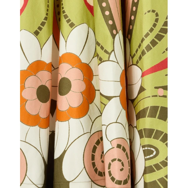 La DoubleJ Ballerina Skirt in Dragonfly Placée Green, view 6