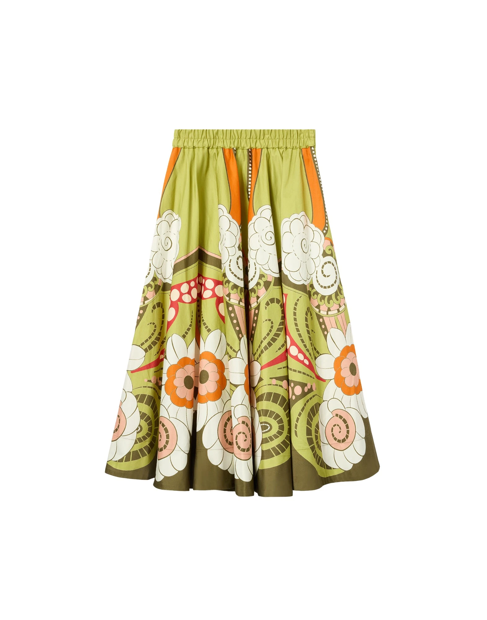 La DoubleJ Ballerina Skirt in Dragonfly Placée Green