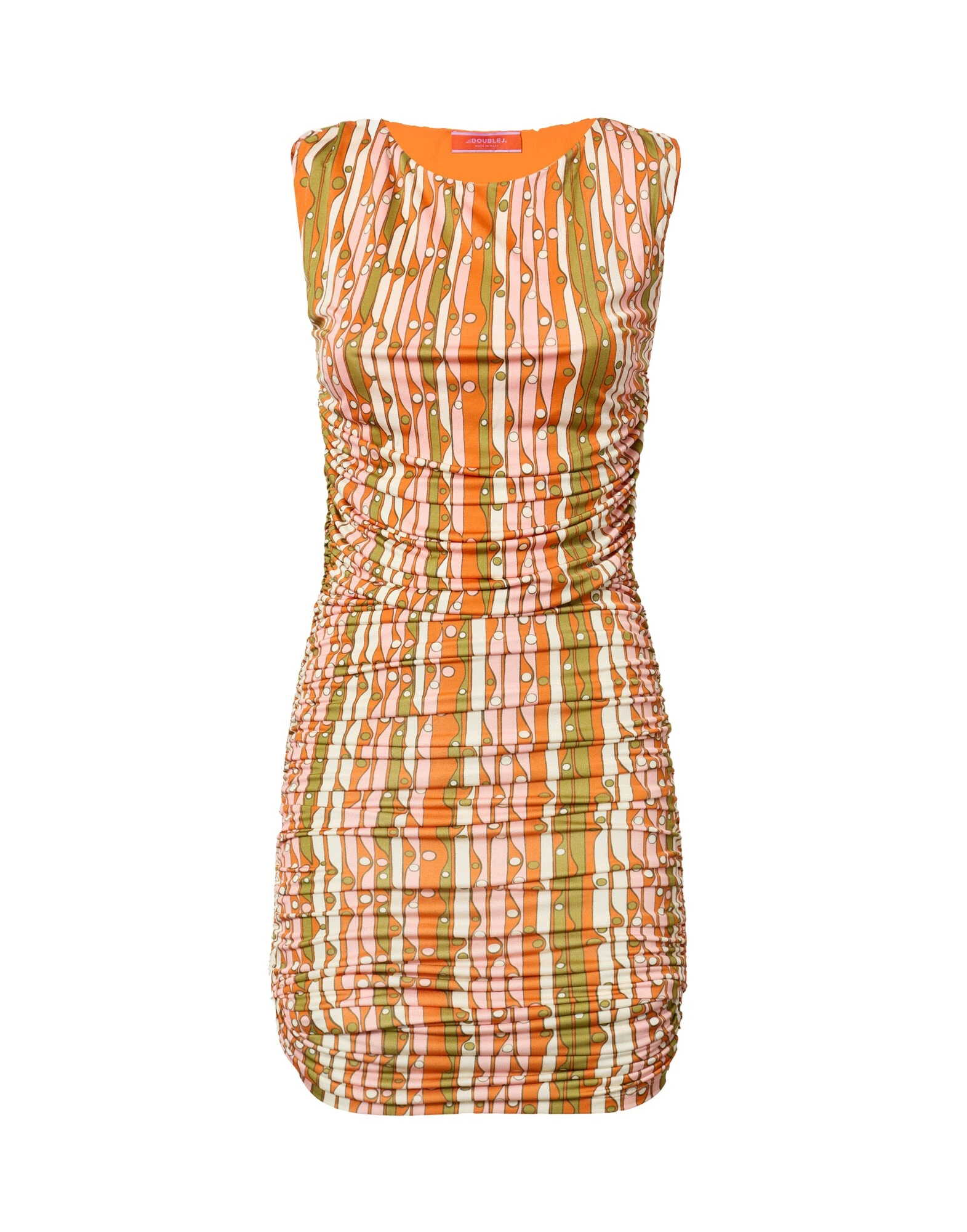 La-DoubleJ-Bandage-Mini-Dress-in-Smarties-Orange61551_nobg La DoubleJ Bandage Mini Dress in Smarties Orange
