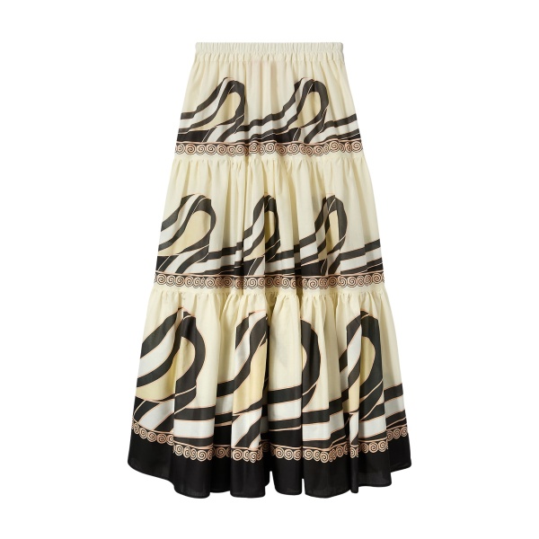 La DoubleJ Big Skirt in Ambrosia Placée Pale Pink - Skirts - Milanese Maximalist Fashion at Luxury Shoes 