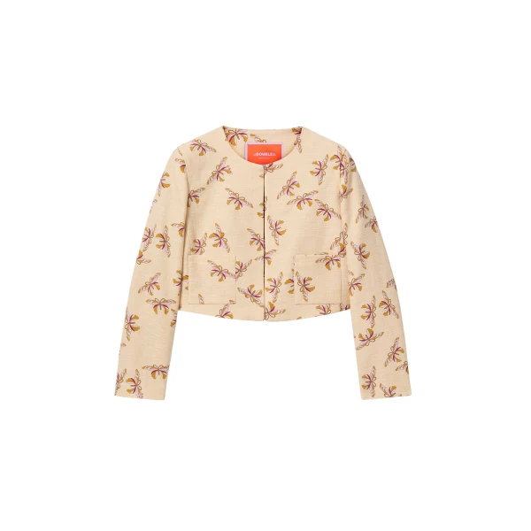 La DoubleJ Bijoux Jacket in Farfalla Buttercream