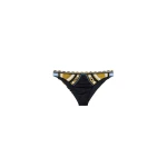 La DoubleJ Bikini Bottom in Sanctuary Placée Black