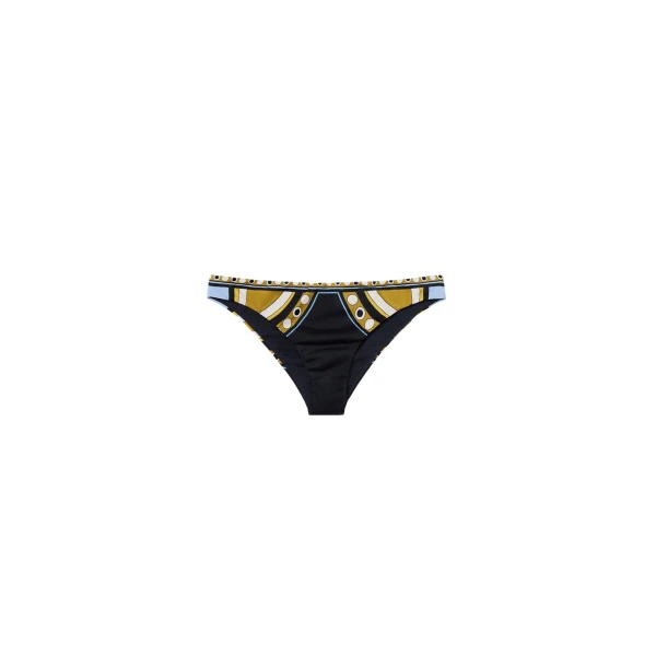 La DoubleJ Bikini Bottom in Sanctuary Placée Black