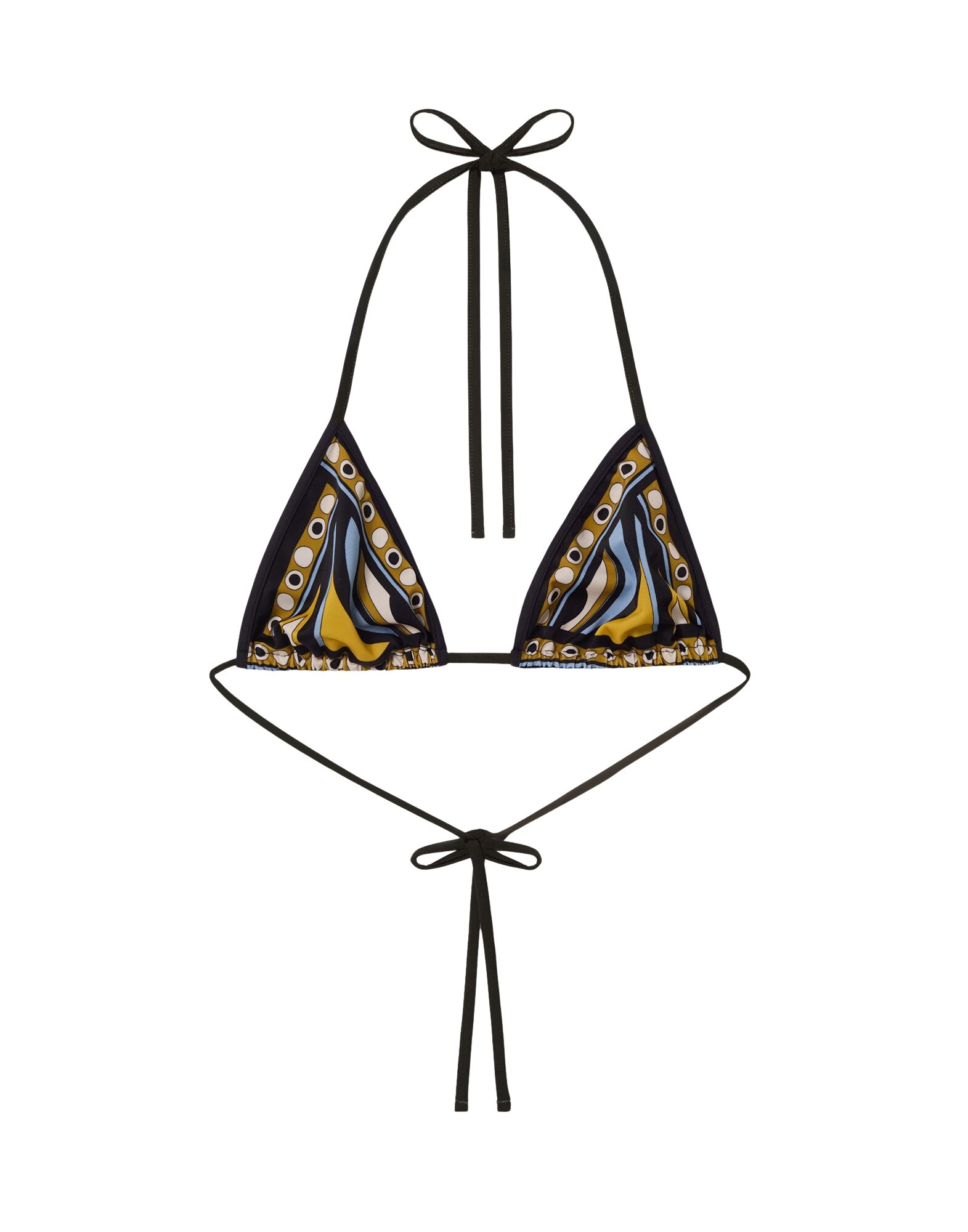 La DoubleJ Bikini Top in Sanctuary Placée Black