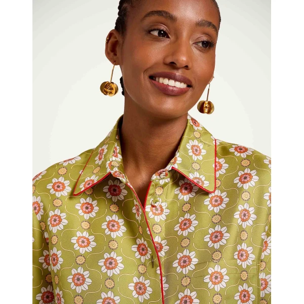 La DoubleJ Boy Shirt in Ambrosia Green, view 4