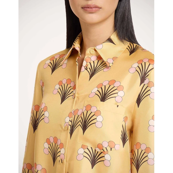 La DoubleJ Boy Shirt in Florette Yellow, view 4