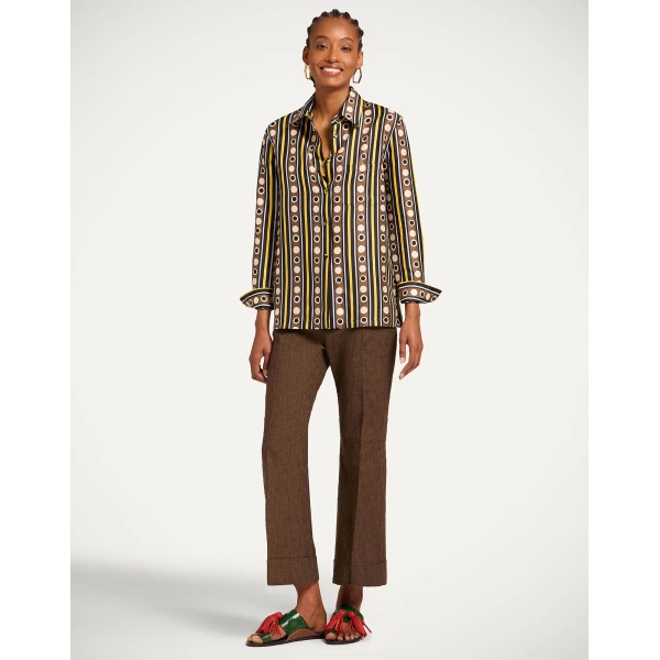 La DoubleJ Boy Shirt in Sanctuary Brown, view 6