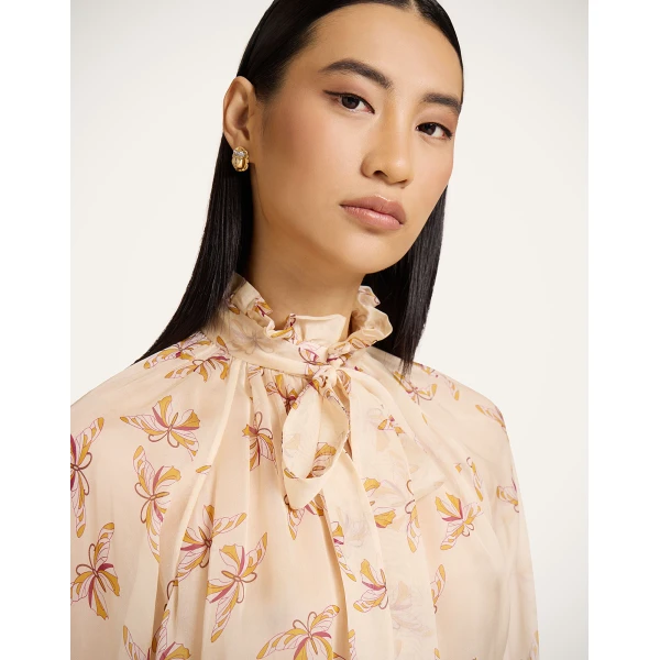La DoubleJ Cerere Blouse in Farfalla Buttercream, view 5