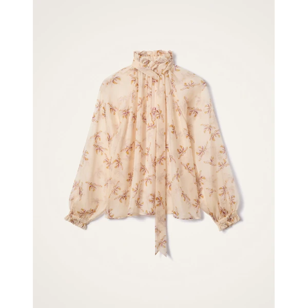 La DoubleJ Cerere Blouse in Farfalla Buttercream