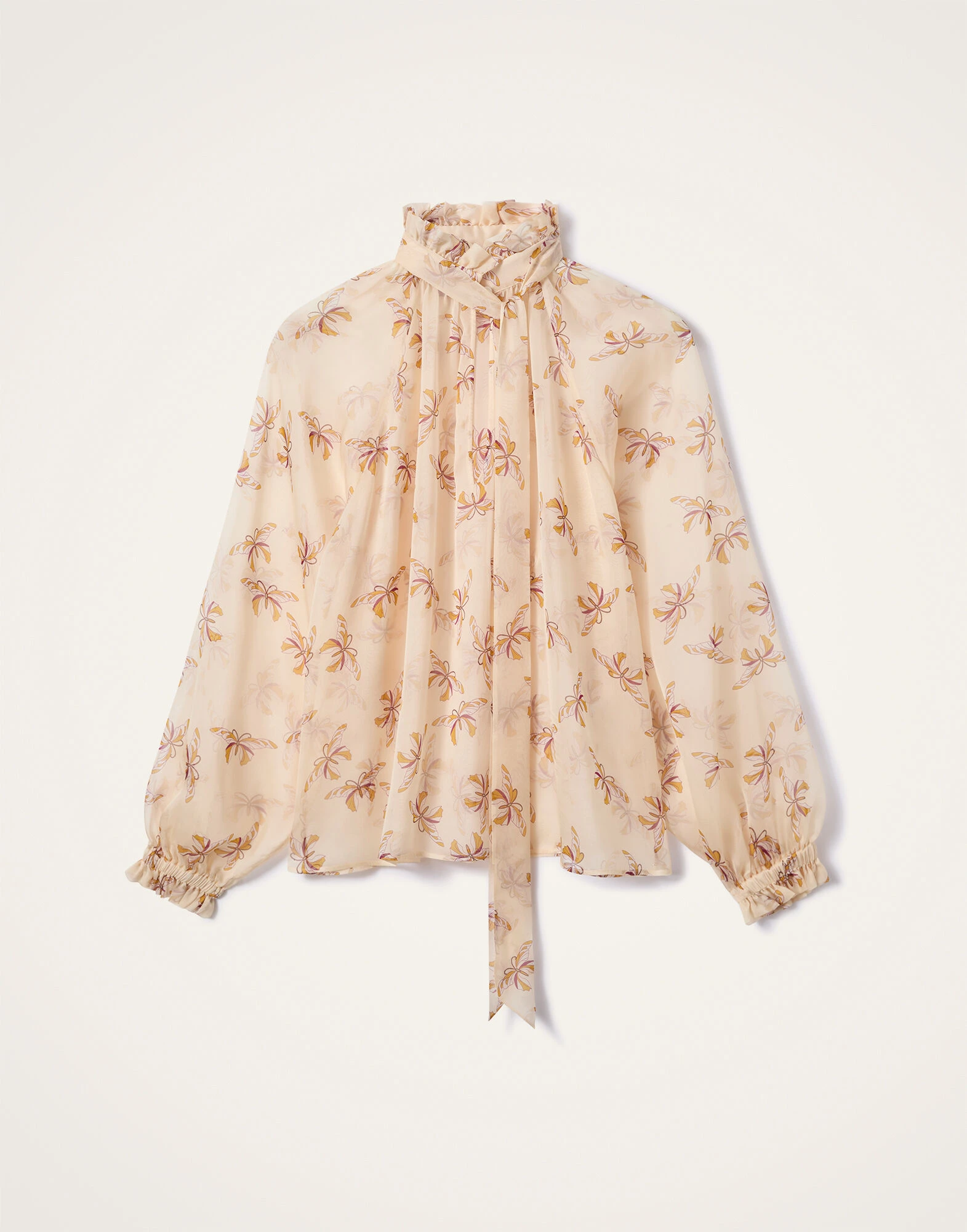 La DoubleJ Cerere Blouse in Farfalla Buttercream