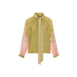 La DoubleJ Cerere Blouse in Swathe Placée Green
