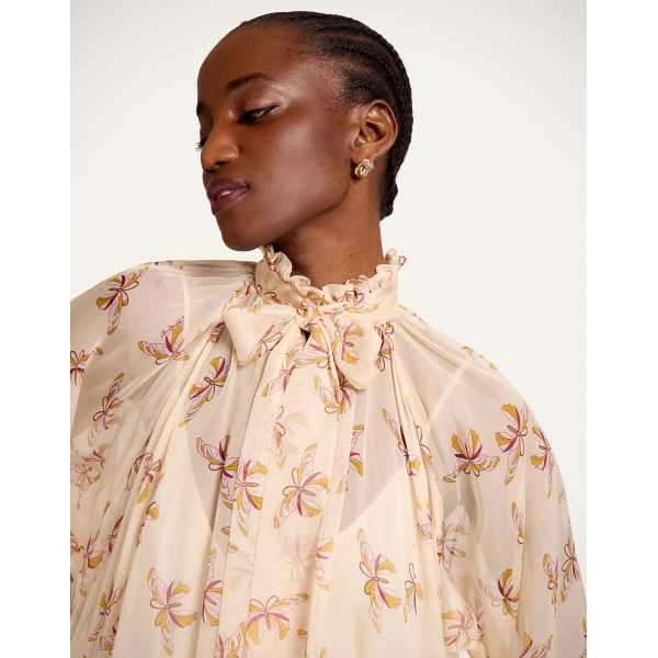 La DoubleJ Cerere Dress in Farfalla Buttercream, view 5
