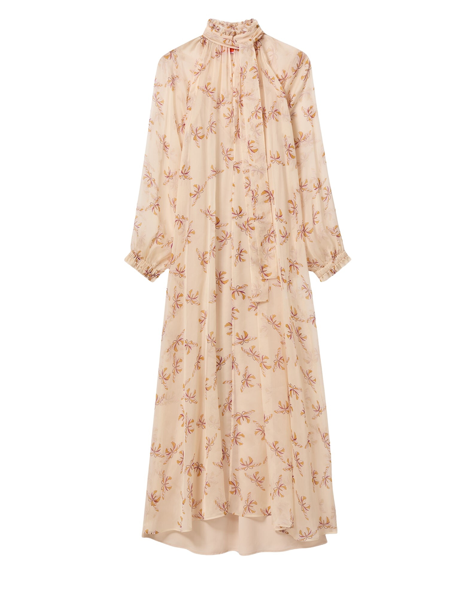La DoubleJ Cerere Dress in Farfalla Buttercream - Dresses - Milanese Maximalist Fashion at Luxury Shoes 