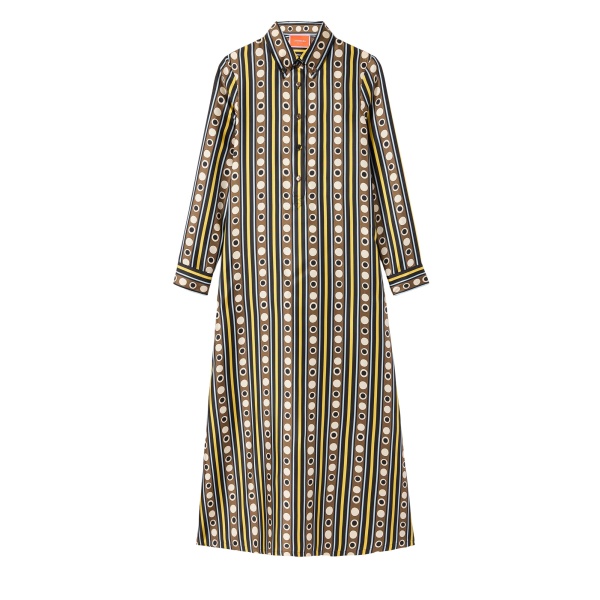 La DoubleJ Chemise Swing Dress in Sanctuary Brown - Dresses - Milanese Maximalist Fashion at Luxury Shoes 