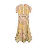 La DoubleJ Cherie Scarf Dress in Tulip Placée Pale Pink