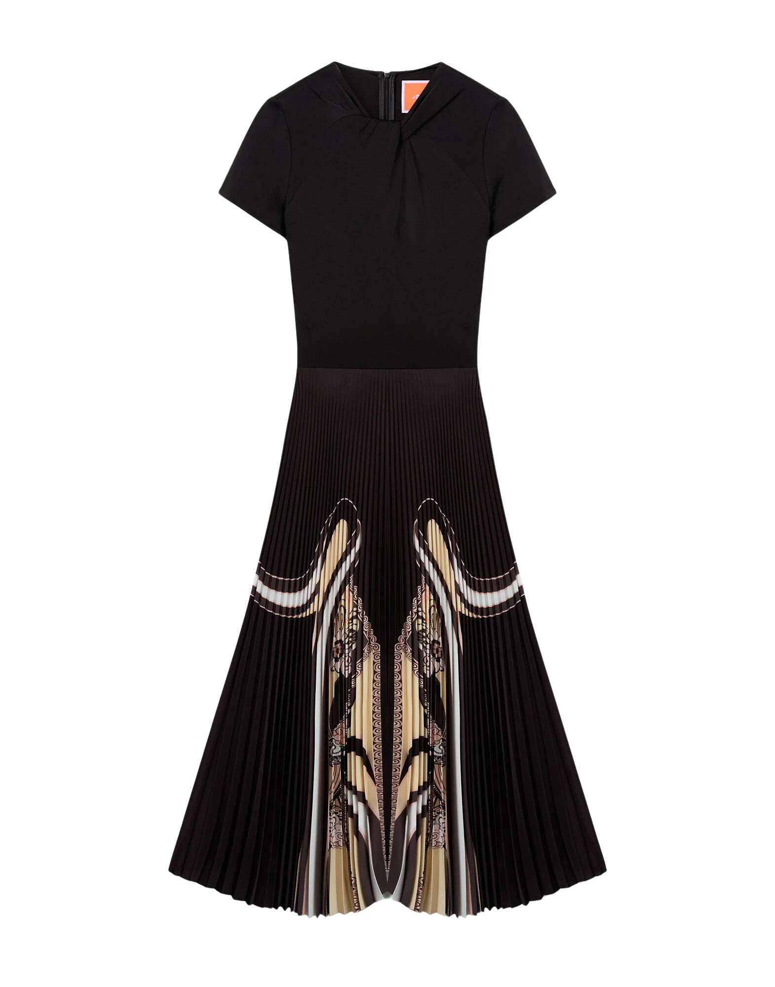 La DoubleJ Chignon Dress in Ambrosia Placée Black