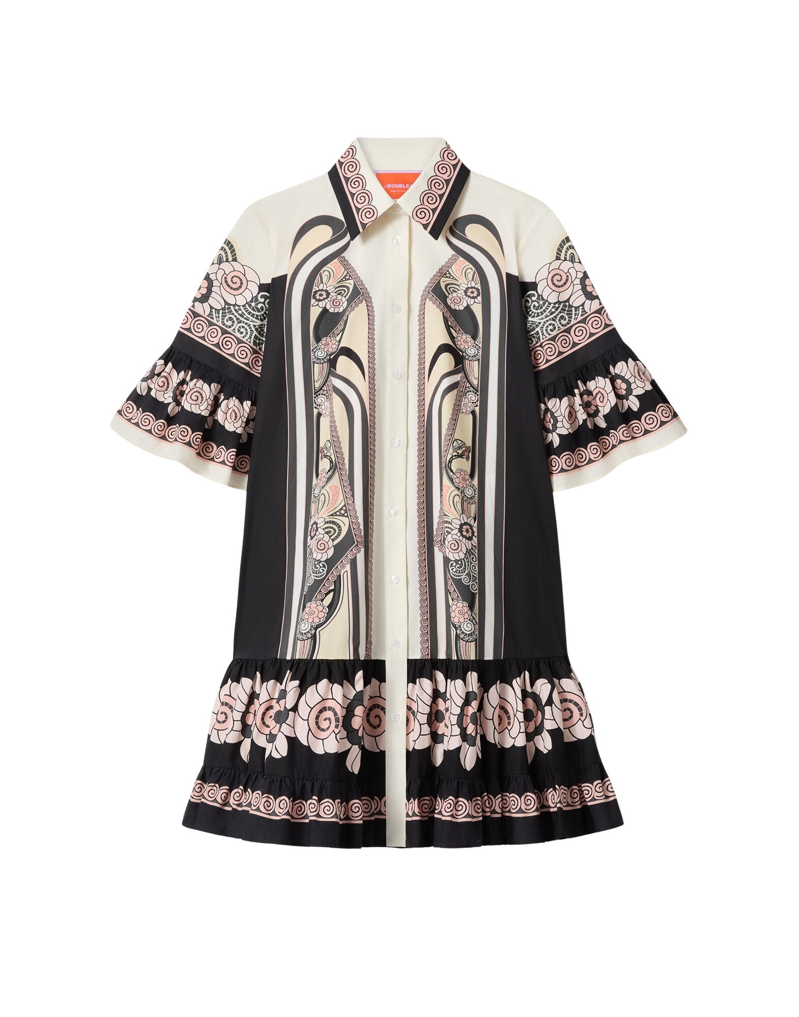 La DoubleJ Choux Dress in Ambrosia Placée Pale Pink - Dresses - Milanese Maximalist Fashion at Luxury Shoes 
