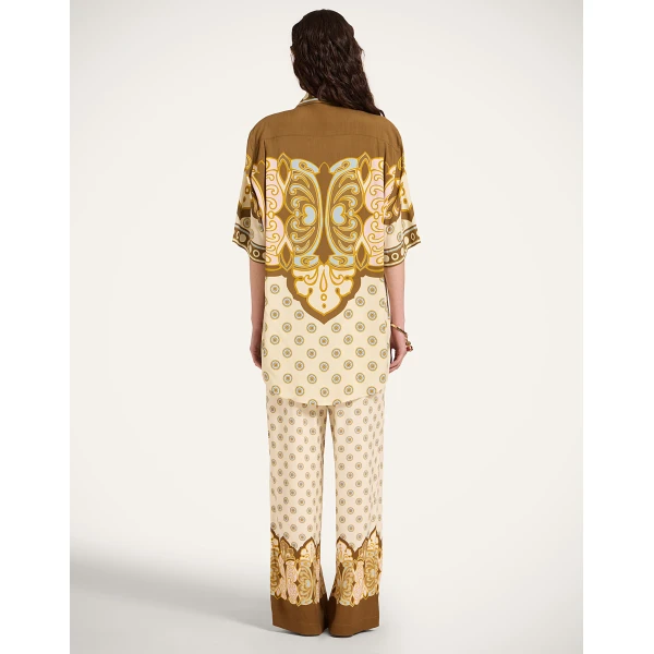 La DoubleJ Club Pants in Cocoon Placée Brown, view 3