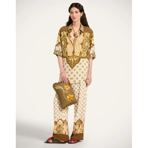 La DoubleJ Club Pants in Cocoon Placée Brown, view 4