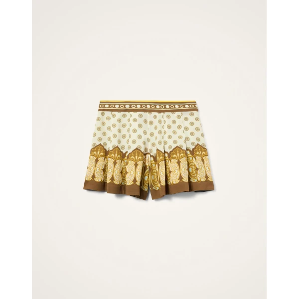La DoubleJ Club Skort in Cocoon Placée Brown Shorts, view 6