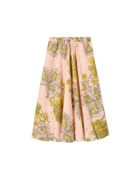 La DoubleJ Drawstring Skirt in Swathe Pink - Skirts - Milanese Maximalist Fashion at Luxury Shoes 